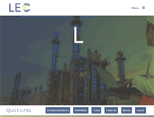 Tablet Screenshot of lecinc.com